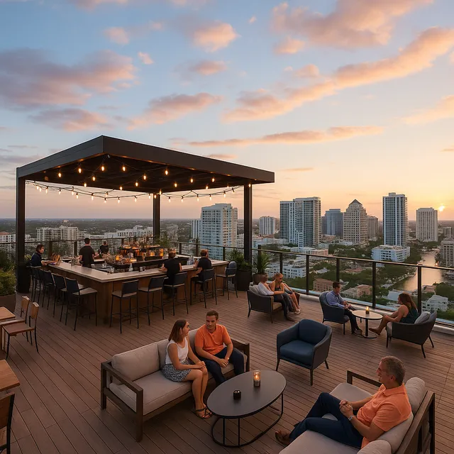 Taco’s rooftop bar