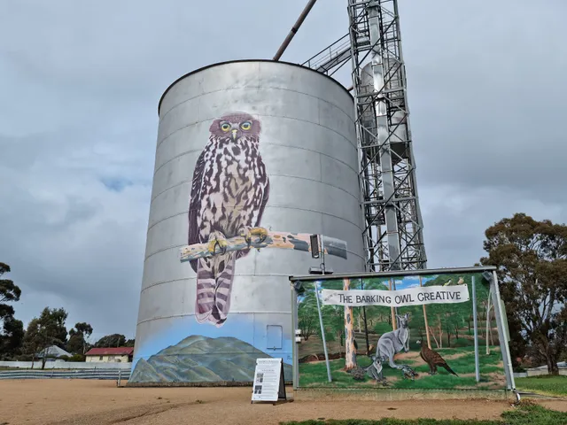 Avoca Silo Art by Jimmi Buscombe