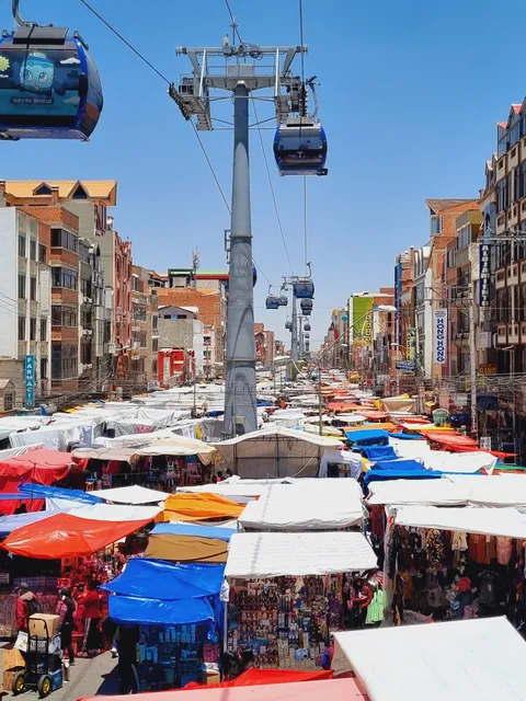 Teleférico Línea Azul - Estación Plaza Libertad