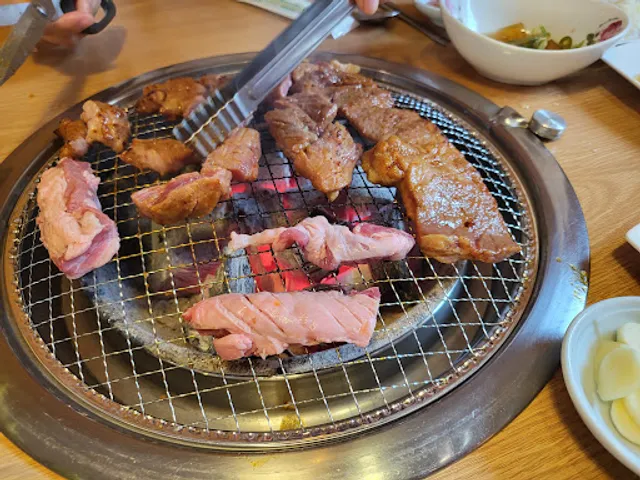 돈시화로 참숯구이