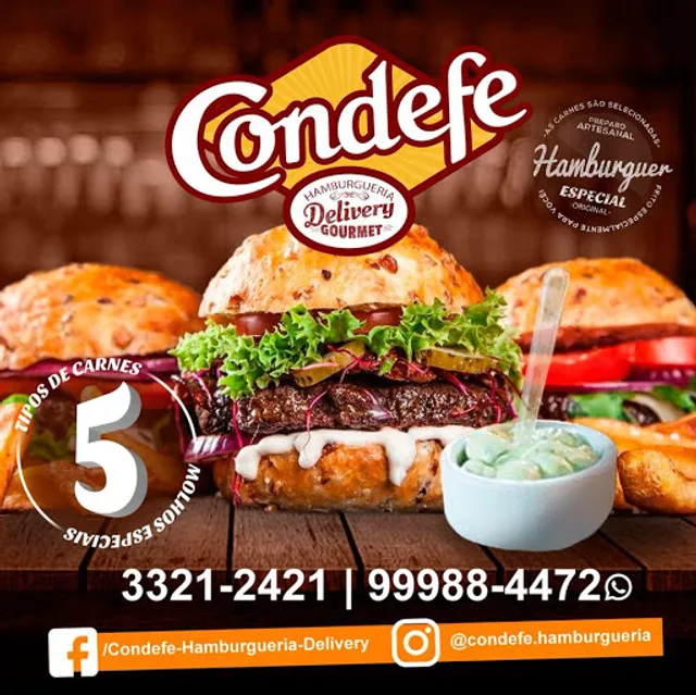 Condefé Hamburgueria Delivery