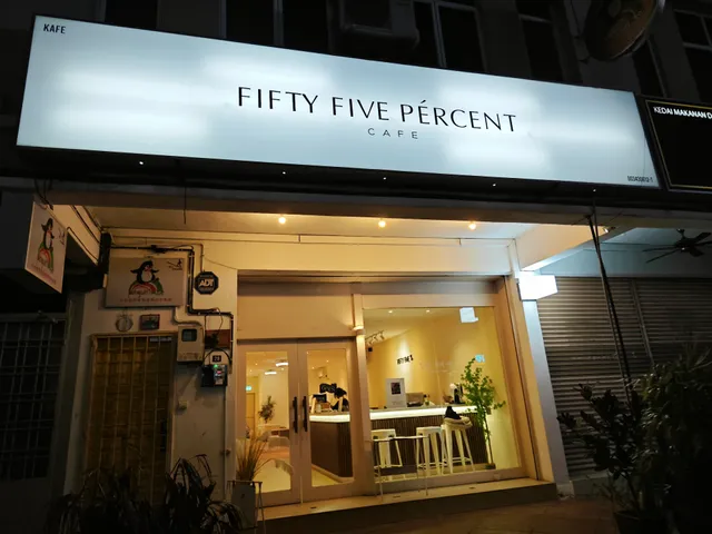 Fifty Five Percent Cafe (BW)