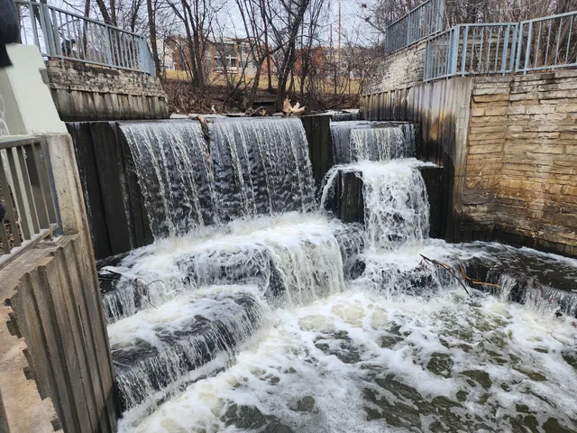 Shingle Creek Falls in Webber Park