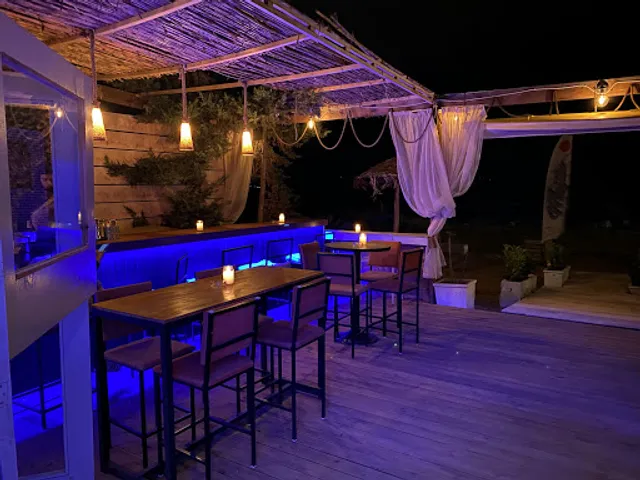 Mojito cocktail beach bar