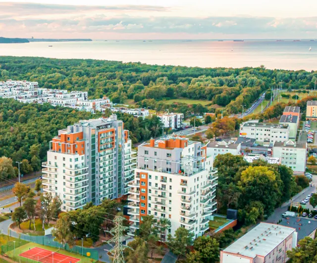 Apartamenty Baltica Towers Modern White&Black