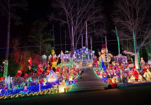 Portwood Family Christmas lights