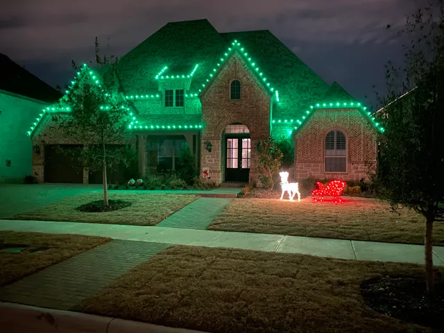 Firehouse Christmas Lighting