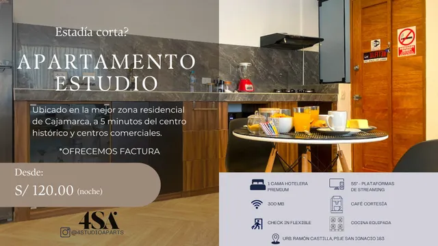 4SA°| 4StudioAparts / Apartamentos Estudio Ejecutivos