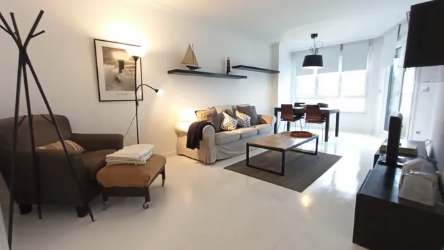 White Cozy Flat in Donostia