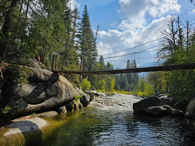 Wawona Swinging Bridge Vault Toilet