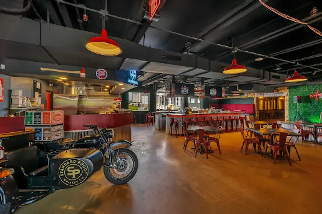 Restaurant and Bar at Bad Axe Throwing