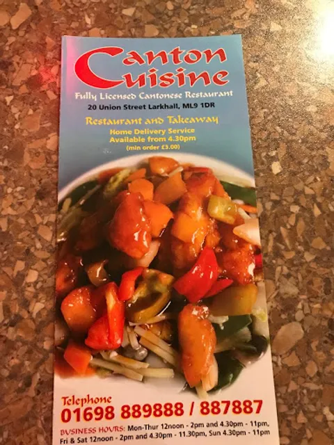 Canton Cuisine Larkhall