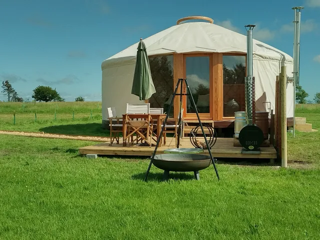 Embrace the Space-Luxury Glamping yurts with Hot tubs