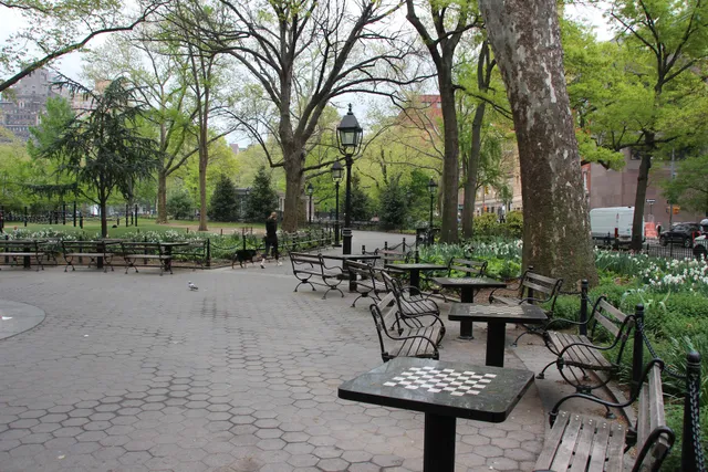 Washington Square West Chess Tables