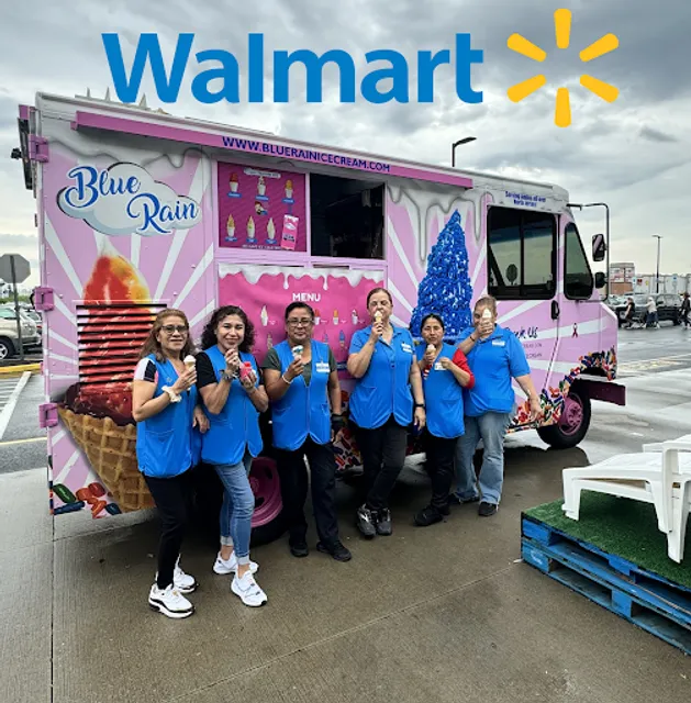 Blue Rain Ice Cream Truck