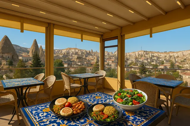 ROCKS TERRACE RESTAURANT (The only 360 degree view of Cappadocia)