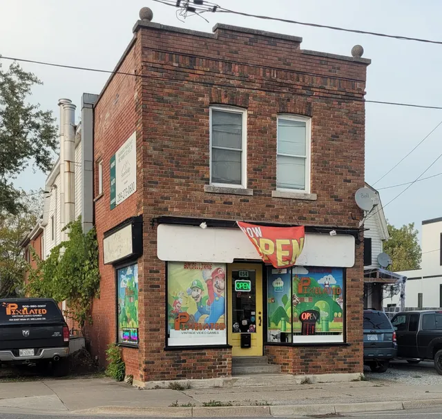 Pixelated Vintage Video Games