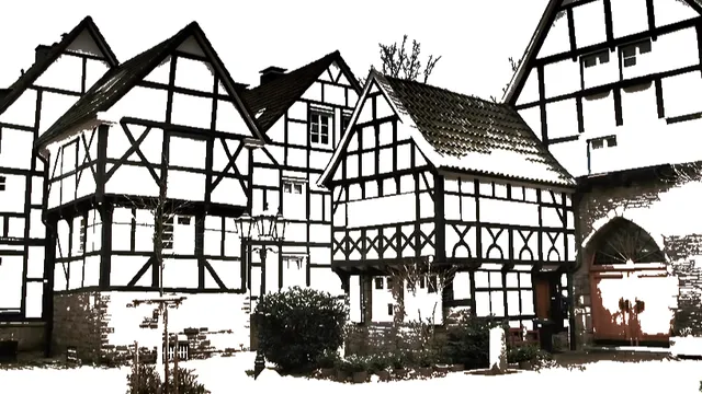 Fünf Giebel Eck In der Freiheit Wetter am Ruhrtalradweg