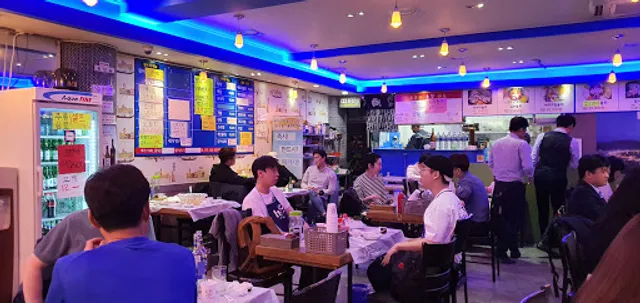 완도산 회 포장마차