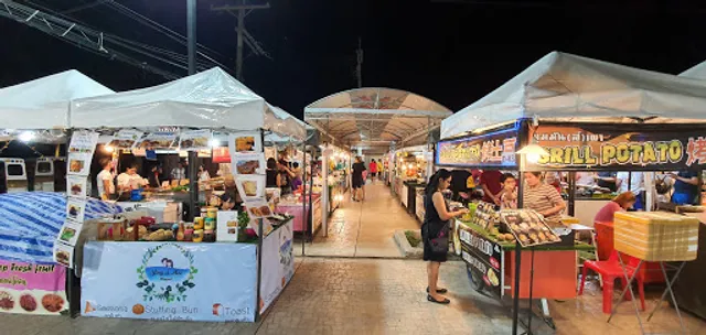 Night market place Krabi