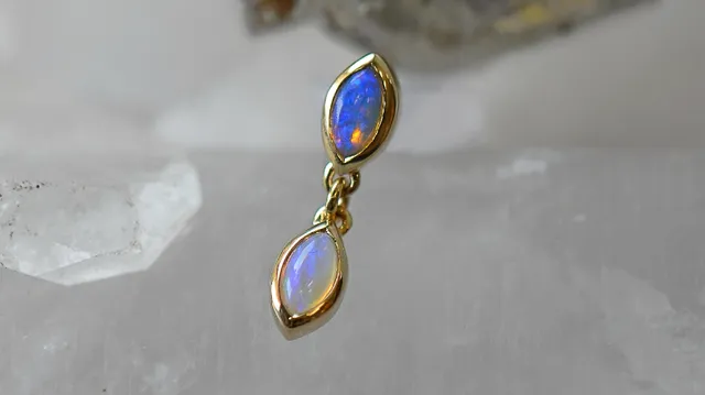 Golden Crystal Body Piercing