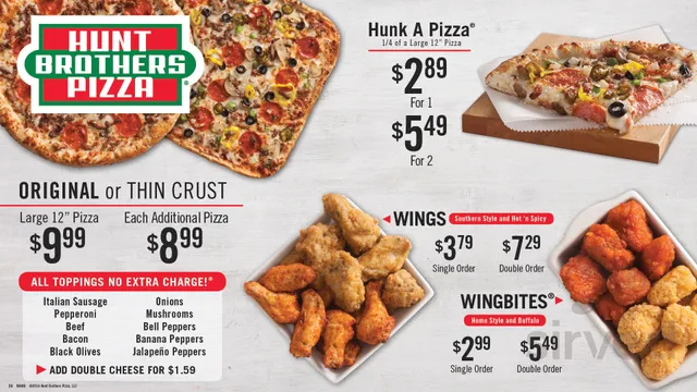 Hunt brothers pizza