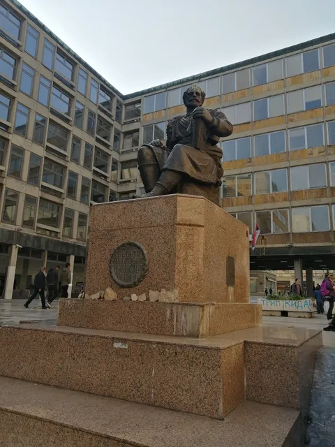 Monument to Petar II Petrovic Njegos