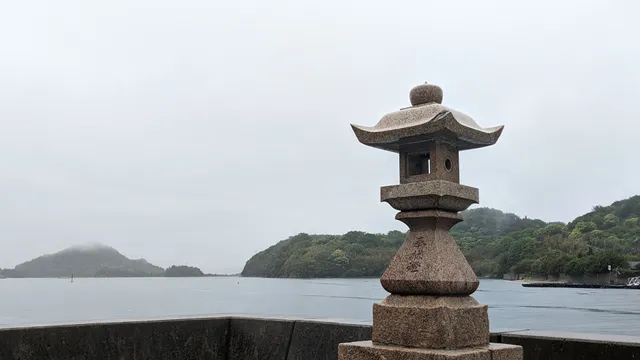 Naoshima Port (Honmura) Stone Lantern