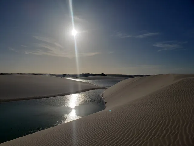 Lagoa Azul. Lençóis Maranhenses.