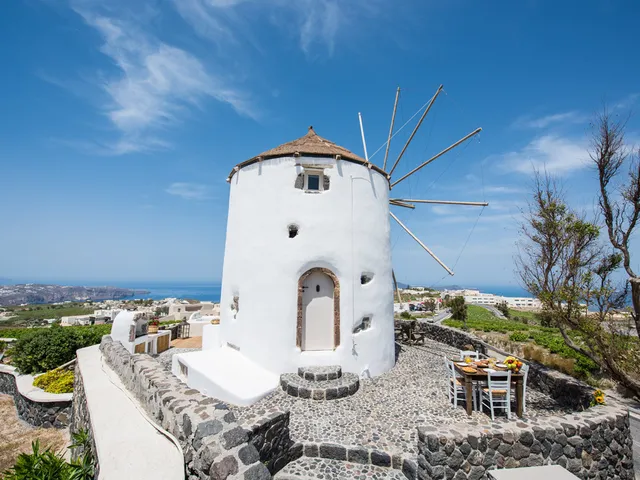 Anemoscope Windmill Villa Santorini