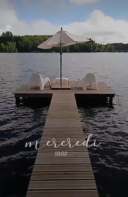 Ma cabane au bord du lac