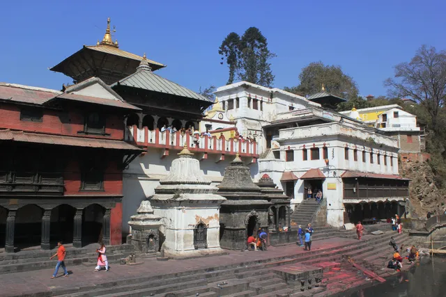 Pashupatinath Temple Cremation Complex - पशुपतिनाथ मन्दिर आर्यघाट