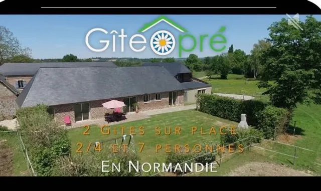 Giteopré - 2 Gites 2 et 7 personnes en Normandie à 120 km de Paris