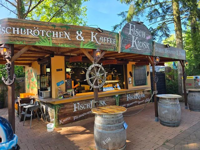 Fischkiosk im Serengeti-park
