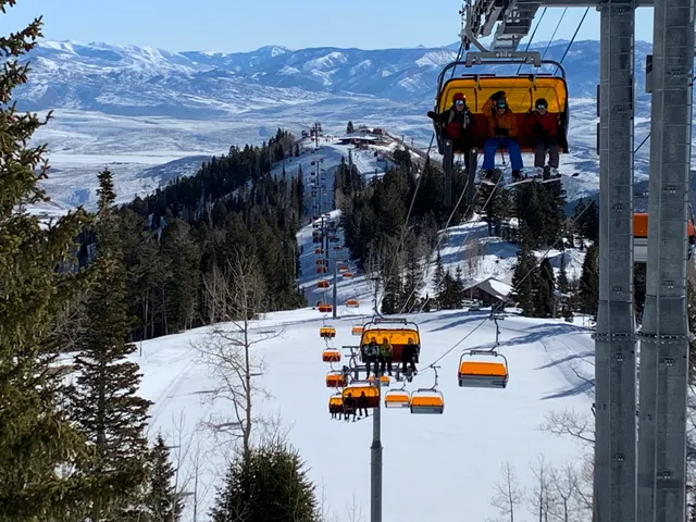 Orange Bubble Express lift