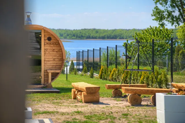 Domki Białoławki - domki całoroczne - Mazury, nad jeziorem