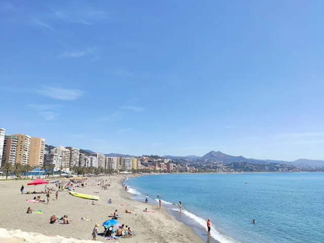 Пляж в Малаге