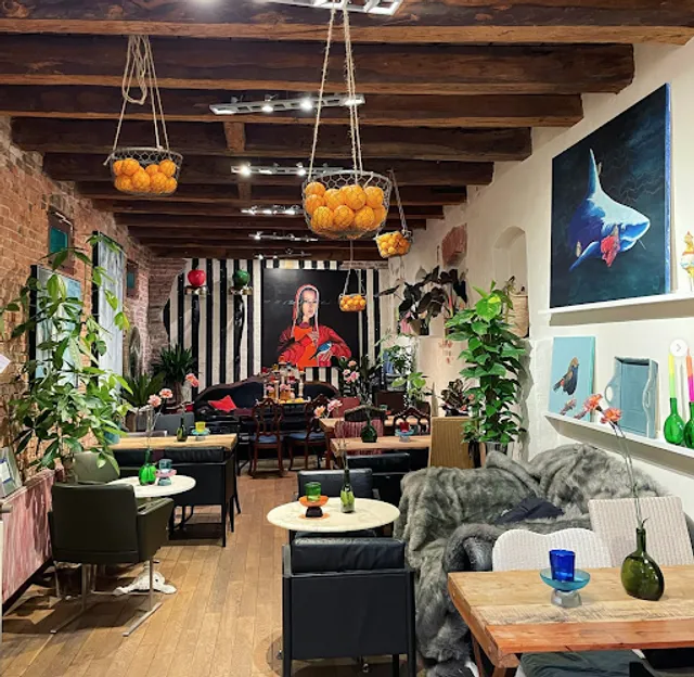 Café Innenleben Lampe