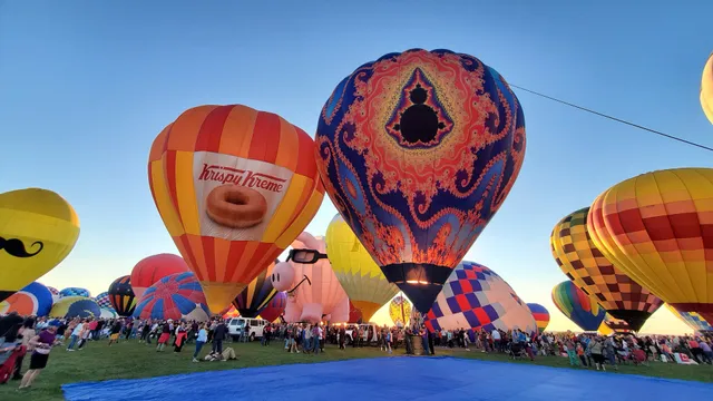 Balloon Fiesta President's Compound RV Lot