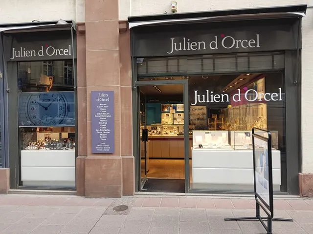 Bijouterie horlogerie Julien d'Orcel Strasbourg rue du Dome