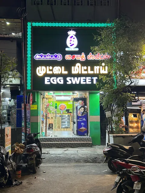 Syed sweets muttai mittai Velachery