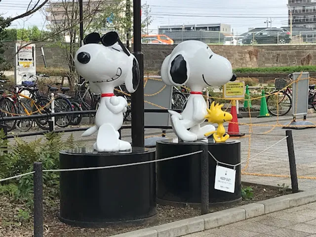歴代のスヌーピーの像