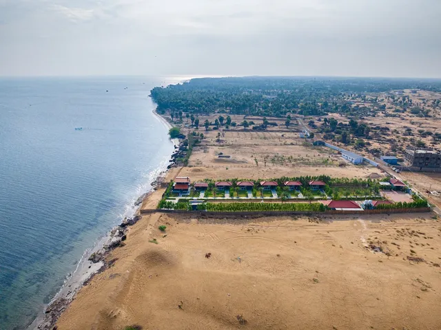 Dusk and dawn beach resort