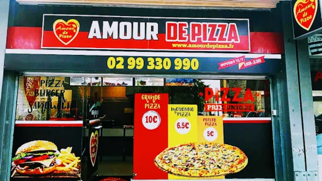 Amour de pizza Rennes Villejean