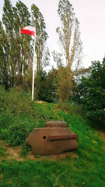 Fragment wieży czołgowej