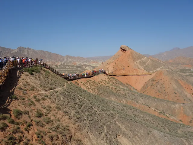 Zhangye Danxia National Geopark Parking Lot
