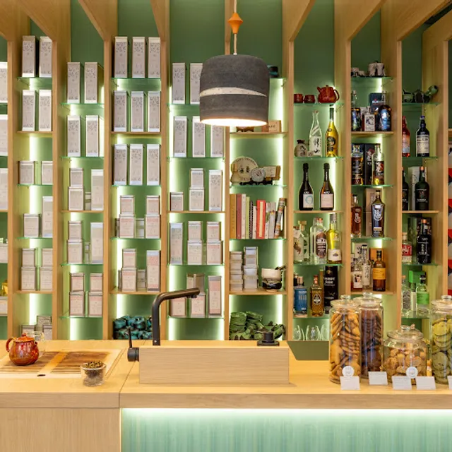 Seta Sala da tè con cucina