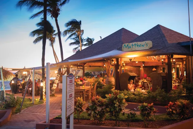 Matthew's beachside restaurant