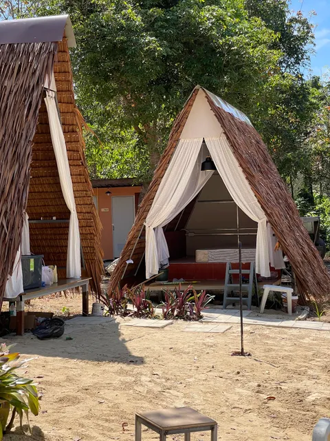 Phuket airport camping