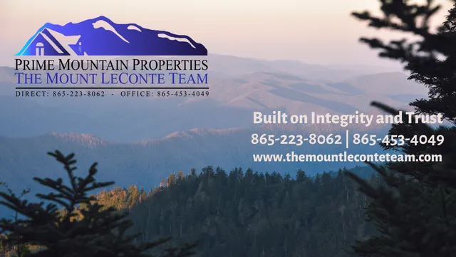 The Mount LeConte Team: Prime Mountain Properties Real Estate Agency